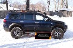 Молдинги на двері Mitsubishi Pajero Sport 2008-2013 р.в.