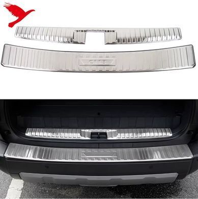 Захисна накладка на задній бампер та поріг багажника для Toyota Prado 250 2024+ р.в. Прадо