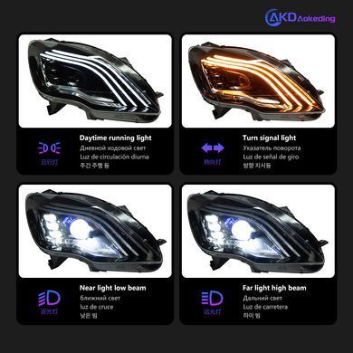 Передние тюнинг лед фары Mercedes R-class W251 2006-2016 г.в. Мерседес Р251, Mercedes, Альтернативная оптика, Новое, На штатные места