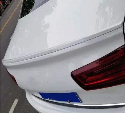 Спойлер крышки багажника Audi A6 C8 2018+ г.в. Ауди А6 Ц8, Серый грунт (под покраску), Audi, Спойлер, Требуется, ABS-пластик, A6, Новое, На штатные места, A6 C8 2018-