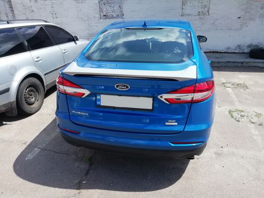 Спойлер багажника високий Ford Mondeo \ Fusion 2013 р.в., Серый грунт (под покраску), Ford, Спойлер, Требуется, ABS-пластик, Mondeo, Новое, На штатные места, Mondeo 2013-