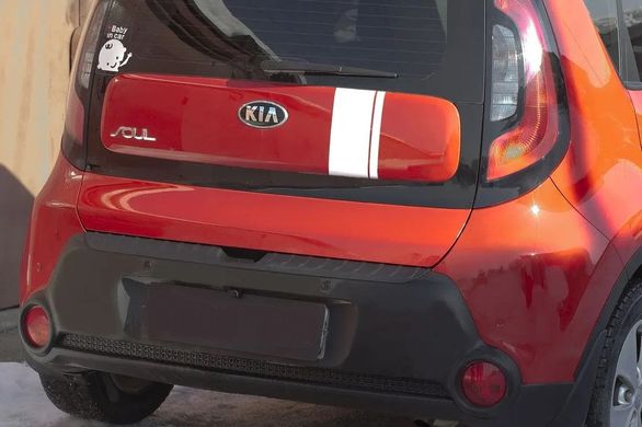 Накладка на задний бампер KIA Soul 2014-2016 г.в. Киа Соул