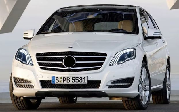 Передние тюнинг лед фары Mercedes R-class W251 2006-2016 г.в. Мерседес Р251, Mercedes, Альтернативная оптика, Новое, На штатные места