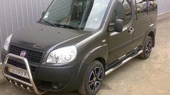 Боковые пороги труба Fiat Doblo нержавейка