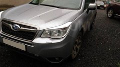 Вії, накладки на фари Subaru Forester 2013-2018 р.в. Субару Форестер, Серый грунт (под покраску), Subaru, Декоративные накладки, Требуется, ABS-пластик, Forester, Новое, На штатные места, FORESTER (SJ) 2012-, Накладки на переднюю оптику