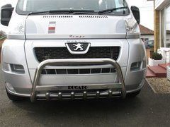 Защита переднего бампер (кенгурятник, бугель, дуга) Fiat Ducato 2006-2014