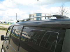 Продольные рейлинги с пластиковой ножкой Fiat Doblo 2001-2005 г.в.