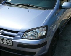 Защита передних фар Hyundai Getz 2002-2009 г.в. Хюндай Гетз