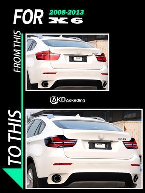 Задні тюнінг лед ліхтарі для BMW X6 E71 2008-2013 р.в. БМВ Х6 Е71