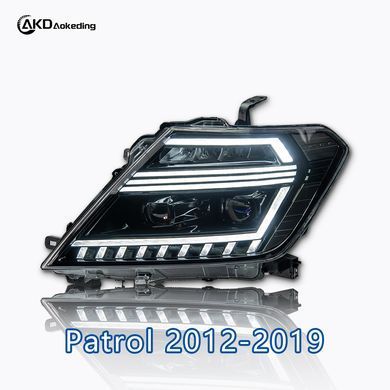 Передние тюнинг лед фары для Nissan Patrol Y62 2010-2019 г.в. Нисан Патрол, Nissan, Patrol, PATROL (Y62) 2010-