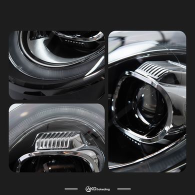 Передние тюнинг лед фары для Mini Cooper F55, F56, F57 2014-2022 г.в. Мини Купер, BMW, Альтернативная оптика, Новое, На штатные места