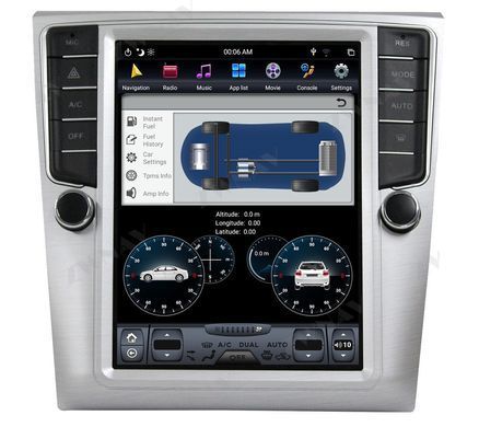 Штатна магнітола в стилі тесла Volkswagen Passat CC 2007-2015 р.в. Пасат СС Android, GPS, Автомагнитола, Volkswagen, Passat, Новое, На штатные места, PASSAT CC