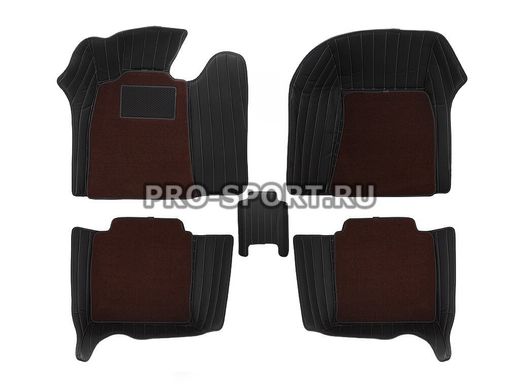 Коврики 3D VIP класса на липучках Lexus LS460L (Deluxe / GLS) 2007+ г.в.