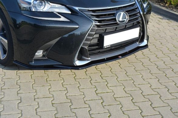 Сплиттер сплиттер переднего бампера LEXUS GS MK4 FACELIFT 2015-2017 г.в.