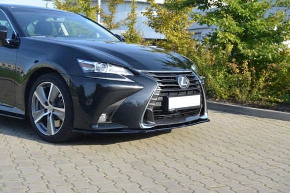 Сплиттер сплиттер переднего бампера LEXUS GS MK4 FACELIFT 2015-2017 г.в.