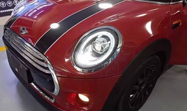 Передние тюнинг лед фары для Mini Cooper F55, F56, F57 2014-2022 г.в. Мини Купер, BMW, Альтернативная оптика, Новое, На штатные места