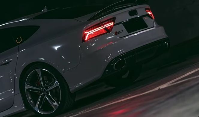 Задні тюнінг лед ліхтарі Audi A7 2011-2016 р.в. Ауді А7, Audi, Альтернативная оптика, A7, Новое, На штатные места, A7 Sportback (4GA) 2010-