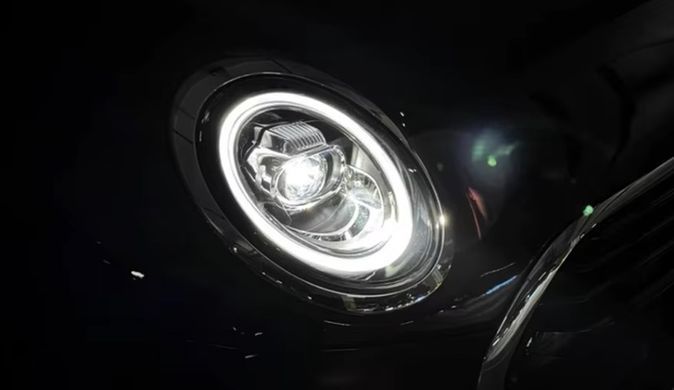 Передние тюнинг лед фары для Mini Cooper F55, F56, F57 2014-2022 г.в. Мини Купер, BMW, Альтернативная оптика, Новое, На штатные места