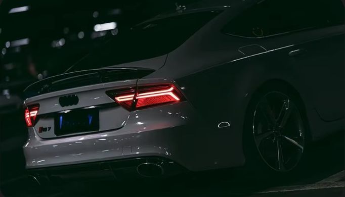 Задні тюнінг лед ліхтарі Audi A7 2011-2016 р.в. Ауді А7, Audi, Альтернативная оптика, A7, Новое, На штатные места, A7 Sportback (4GA) 2010-