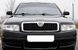 Реснички на фары Skoda Superb 2004-2008 г.в., Черный, Skoda, Декоративные накладки, Не требуется, Пластик, Superb, Новое, SUPERB (3U4) 2001-2008