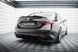 Накладка на задній бампер диффузор для Alfa Romeo Giulia Veloce 2016-, Черный