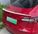 Спойлер крышки багажника для Tesla Model 3 2017-2022 г.в. Тесла Модел 3, Серый грунт (под покраску), Внешний Тюнинг, Tesla, Спойлер, Требуется, ABS-пластик, Model 3, Новое, На штатные места