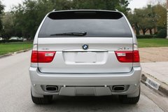 Задній бампер BMW X5 E53 1999-2006 р.в. в стилі Aero, Серый грунт (под покраску), BMW, Передний бампер, Требуется, Стеклопластик, X5, Новое, На штатные места, X5 (E53) 2000-