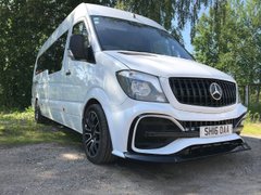 Передний бампер Mercedes Sprinter W906 рестайлинг 2013-2018 г.в. в стиле AMG