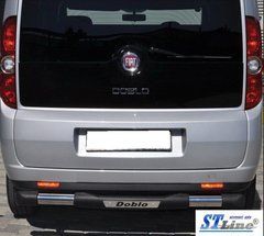 Защита заднего бампера Fiat Doblo nuovo 2015+