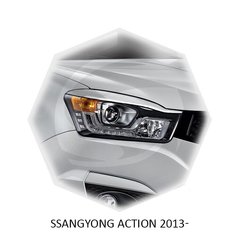 Реснички на фары SsangYong ACTION 2013+ г.в СангЙонг Екшн