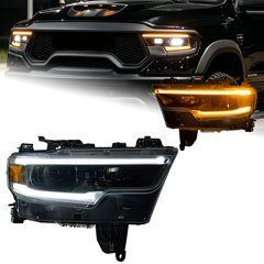 Передние лед фары Dodge RAM 2020-2023 г.в. Додж Рам, Dodge, Альтернативная оптика, Ram