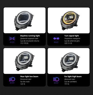 Передние тюнинг лед фары для Mini Cooper F55, F56, F57 2014-2022 г.в. Мини Купер, BMW, Альтернативная оптика, Новое, На штатные места