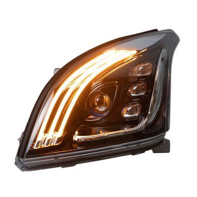 Передние тюнинг лед фары Toyota Prado 120 2003-2009 г.в. Тойота Прадо 120, Toyota, Альтернативная оптика, Prado, Новое, На штатные места