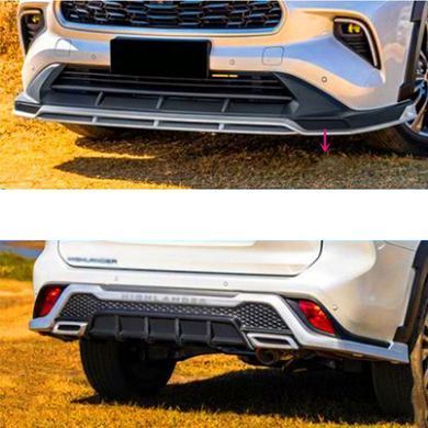 Тюнинг обвес для Toyota Highlander 2019- г.в. Тойота Хайлендер, Черный, Toyota, Комплект обвеса, Не требуется, Полипропилен, Highlander, Новое, На штатные места