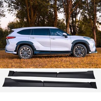 Тюнинг обвес для Toyota Highlander 2019- г.в. Тойота Хайлендер, Черный, Toyota, Комплект обвеса, Не требуется, Полипропилен, Highlander, Новое, На штатные места