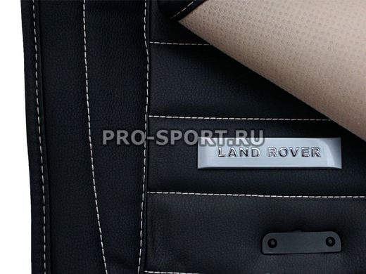 Коврики 3D VIP класса из экокожи на липучках Land Rover Evoque Coupe 2011+ г.в.