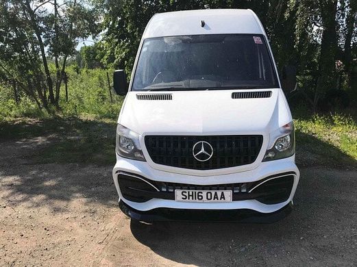 Передний бампер Mercedes Sprinter W906 рестайлинг 2013-2018 г.в. в стиле AMG