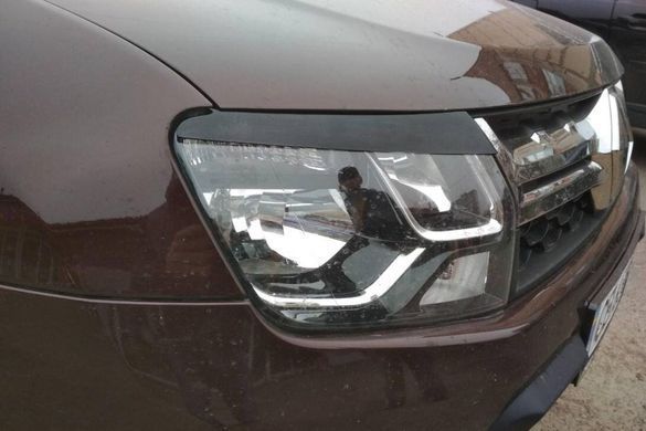 Вії на фари Renault Duster 2010-2017 г.в. Рено Дастер