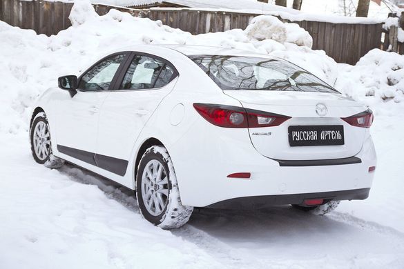 Молдинги на двери Mazda 3 седан 2013+ г.в. Мазда 3