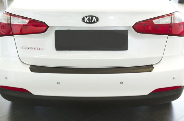 Накладка на задний бампер KIA Cerato (седан) 2013-2016 г.в. Киа Черато