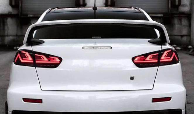 Задние лед фонари Mitsubishi Lancer X 2007-2018 г.в. Митсубиси Лансер Х, Mitsubishi, Альтернативная оптика, Lancer, Новое, На штатные места, LANCER Sedan (CY/Z_A) 2007-