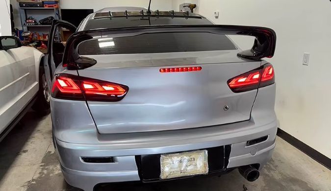 Задние лед фонари Mitsubishi Lancer X 2007-2018 г.в. Митсубиси Лансер Х, Mitsubishi, Альтернативная оптика, Lancer, Новое, На штатные места, LANCER Sedan (CY/Z_A) 2007-