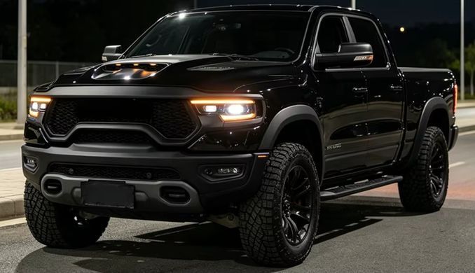 Передние лед фары Dodge RAM 2020-2023 г.в. Додж Рам, Dodge, Альтернативная оптика, Ram