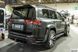 Спойлер крышки багажника нижний для Toyota LC300 Land Cruiser 2021+ г.в. Ленд крузер 300, Серый грунт (под покраску)