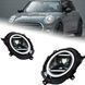 Передние тюнинг лед фары для Mini Cooper F55, F56, F57 2014-2022 г.в. Мини Купер, BMW, Альтернативная оптика, Новое, На штатные места