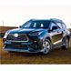 Тюнинг обвес для Toyota Highlander 2019- г.в. Тойота Хайлендер, Черный, Toyota, Комплект обвеса, Не требуется, Полипропилен, Highlander, Новое, На штатные места