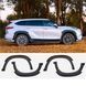 Тюнинг обвес для Toyota Highlander 2019- г.в. Тойота Хайлендер, Черный, Toyota, Комплект обвеса, Не требуется, Полипропилен, Highlander, Новое, На штатные места