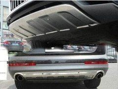 Накладки на бампера Audi Q7 S-Line 2009-2014 г.в. Нержавеющая сталь, Audi, Комплект обвеса, Не требуется, Нержавеющая сталь, Q7, Новое, На штатные места, Q7 (4M) 2015-