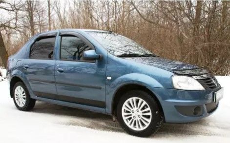 Молдинги на двері Renault Logan 2004-2013 р.в. Рено Логан