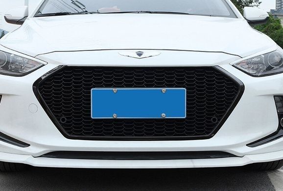 Решітка радіатора Hyundai Elantra 2016-2019 р.в. Хюндай Елантра, Hyundai, Не требуется, ABS-пластик, Elantra, Новое, На штатные места, Elantra 2016-2018